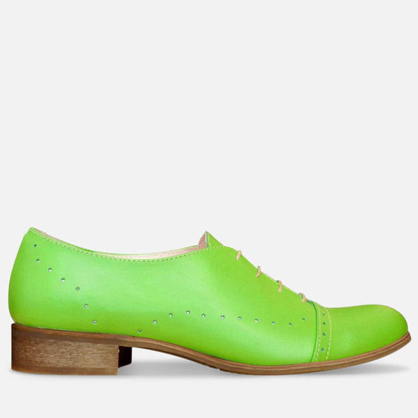 green oxford shoes womens