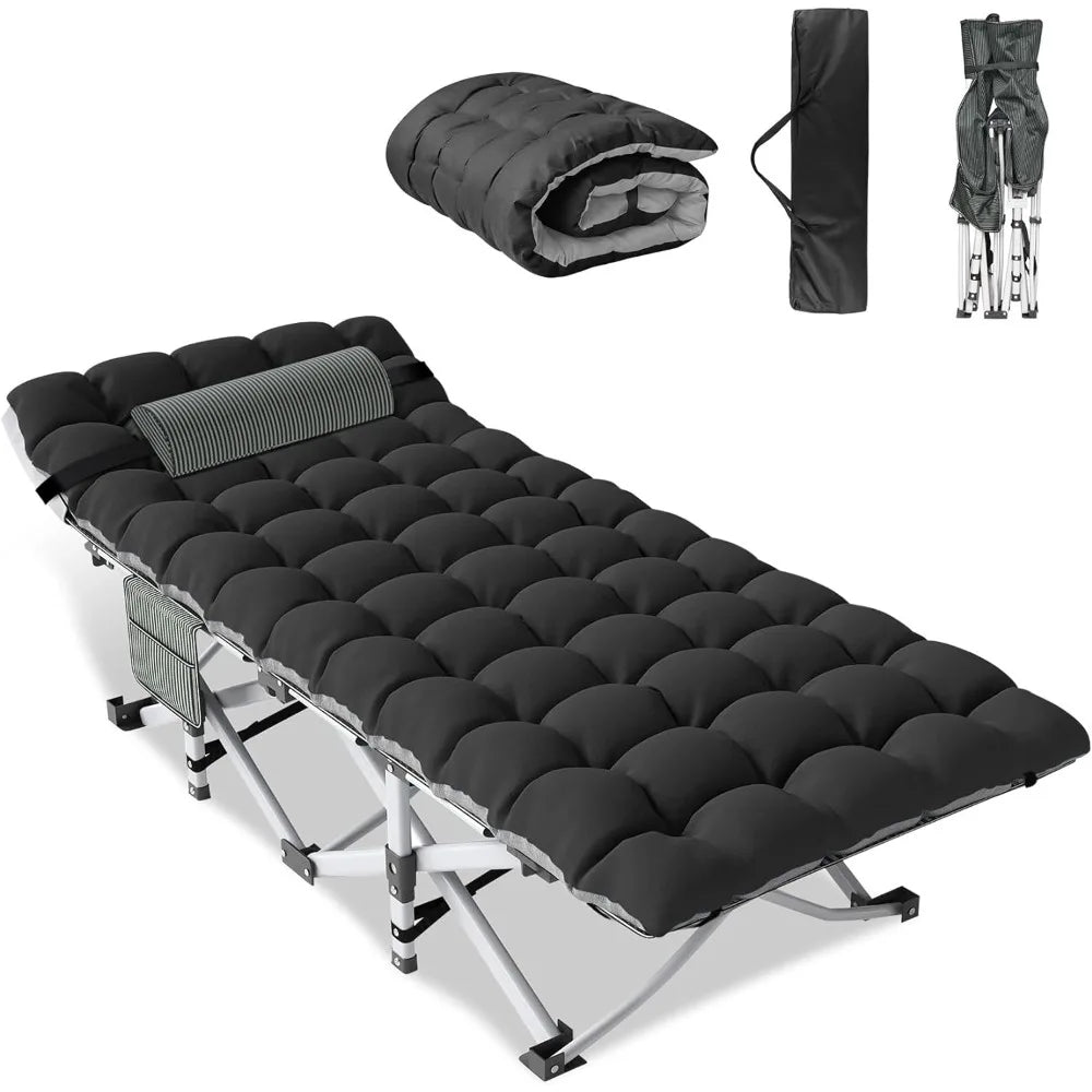Folding Off Ground Cot Bed