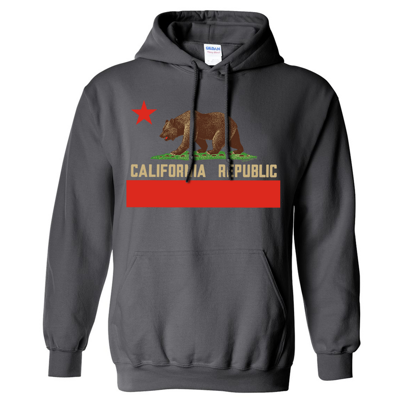 Don Pimentel California Republic Bear Flag Sweatshirt Hoodie ...
