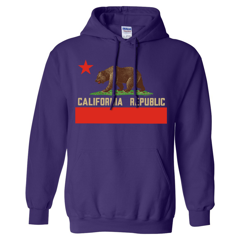 Don Pimentel California Republic Bear Flag Sweatshirt Hoodie ...