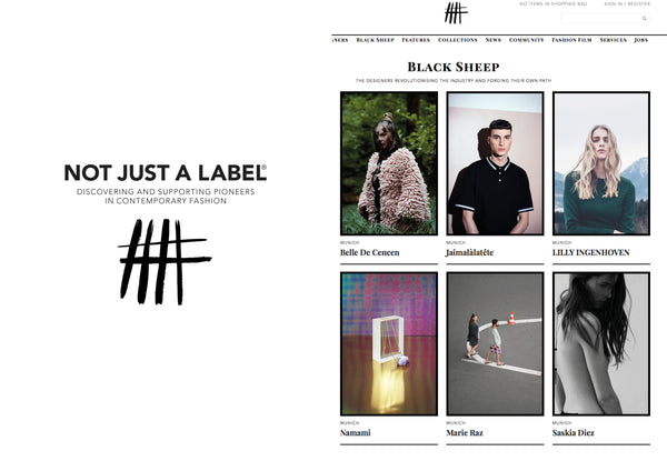 Lilly Ingenhoven Selected as Black Sheep by "Not Just a Label"