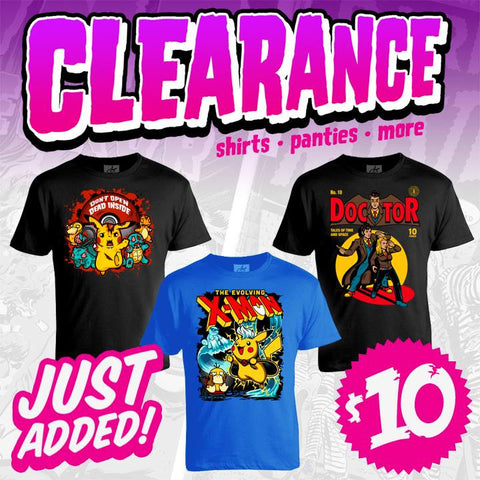 clearance pokemon doctor who walking dead xmen