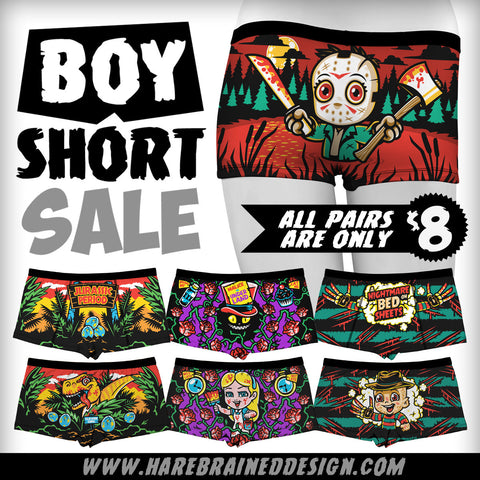 Period Panties Boyshorts Sale