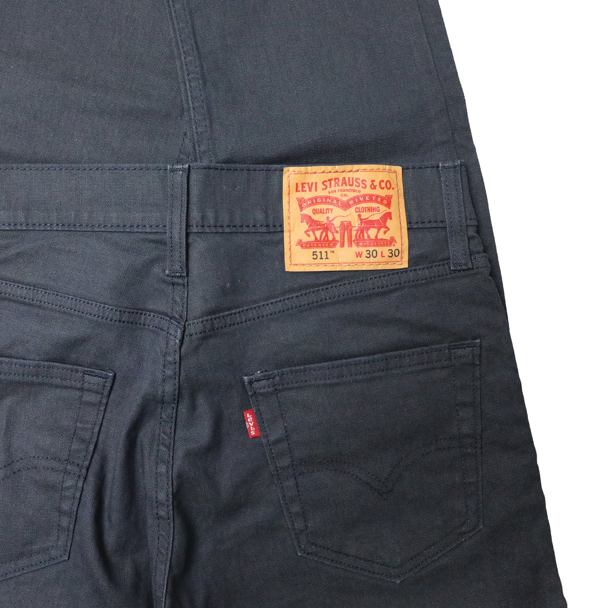 Shop Men's Levi's 511 Slim Fit 04511-2274 Black Indigo - 'stat-ment