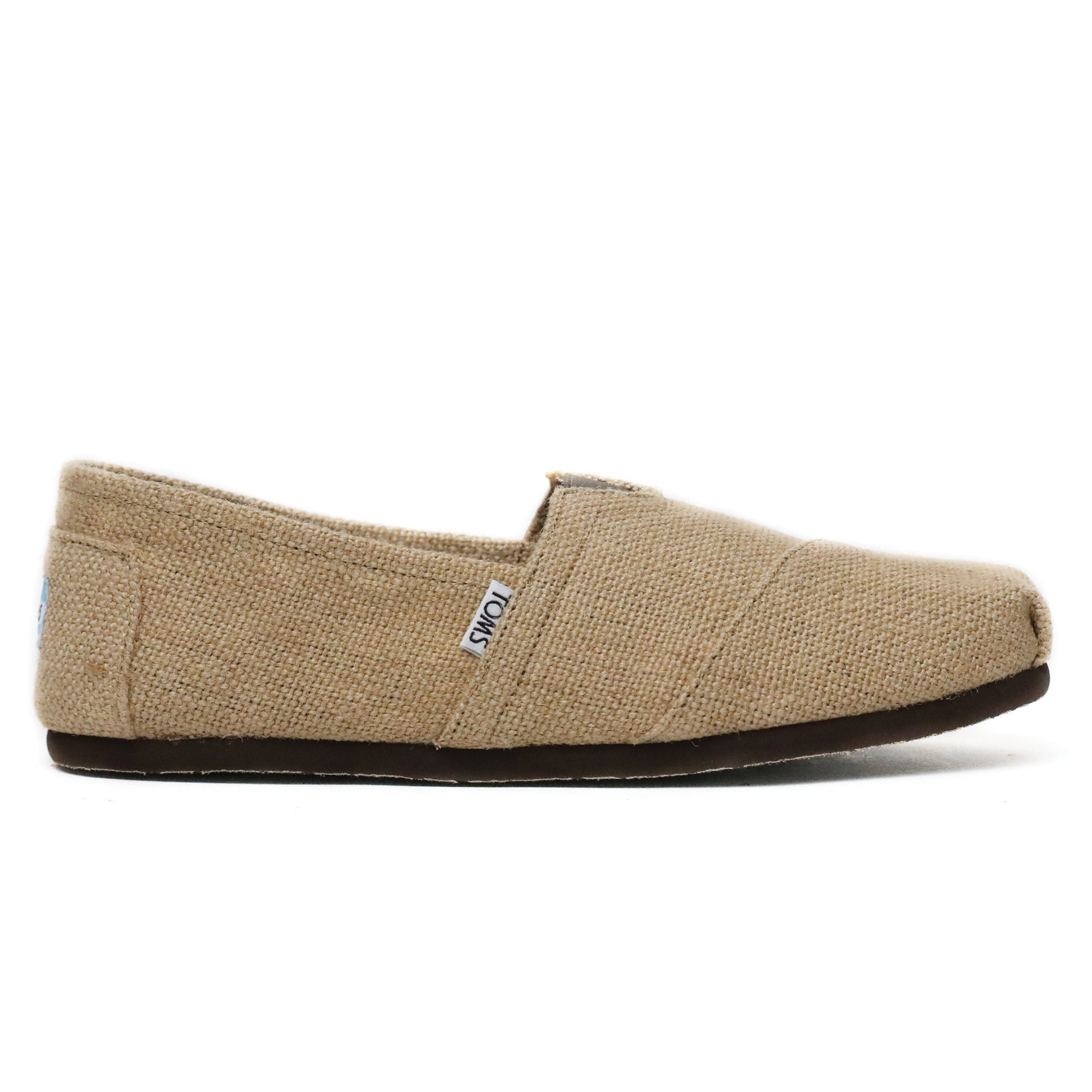 burlap slip on shoes