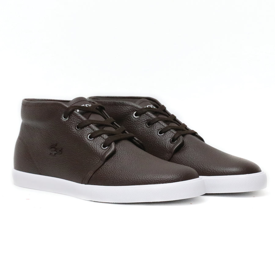 lacoste asparta leather mid sneaker