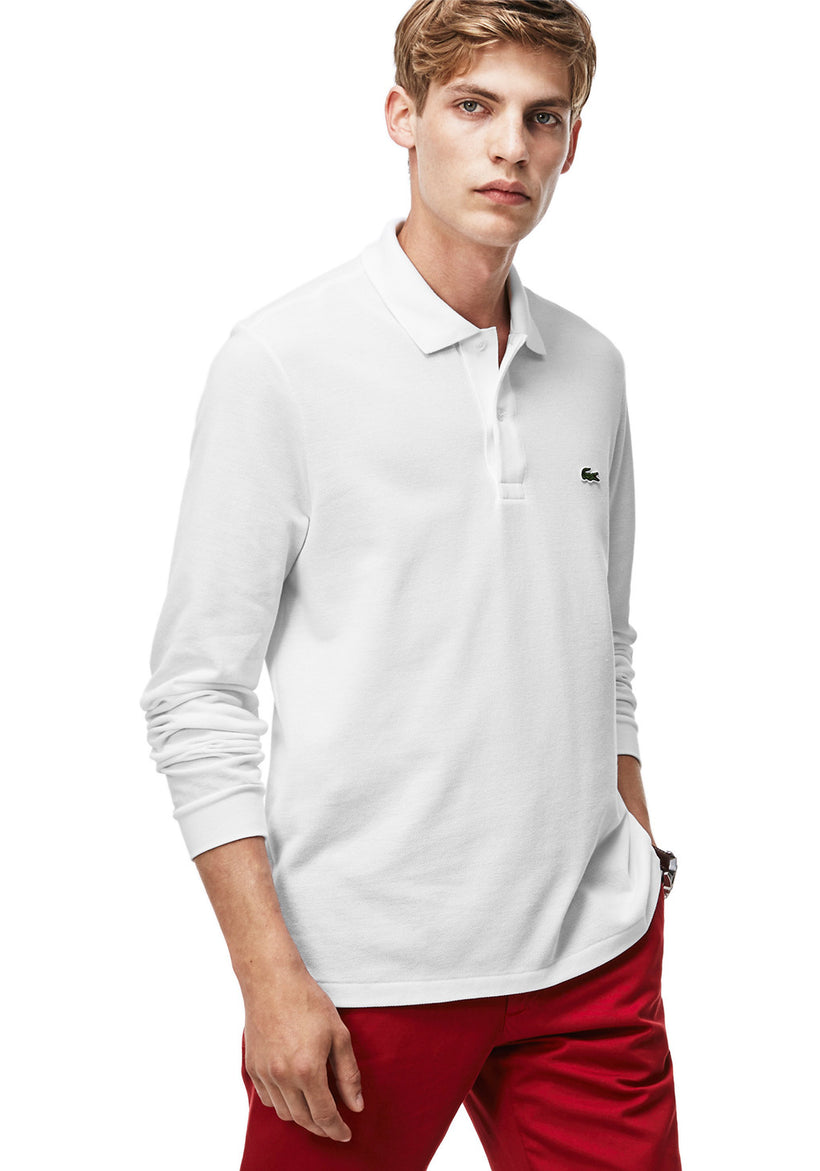 lacoste alligator long sleeve polo shirt