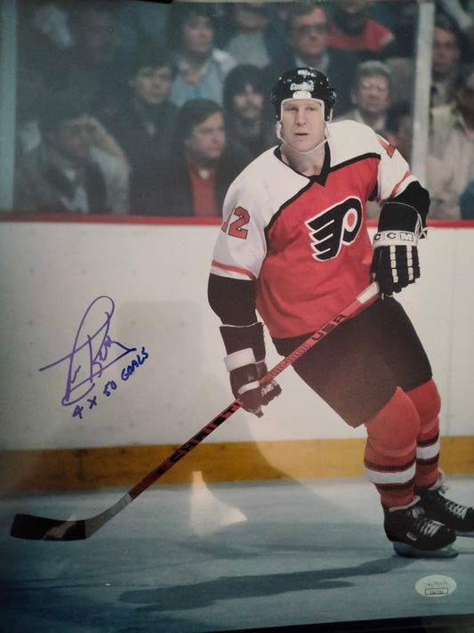 Philadelphia Flyers Tim Kerr Autographed Signed Jersey Jsa Coa