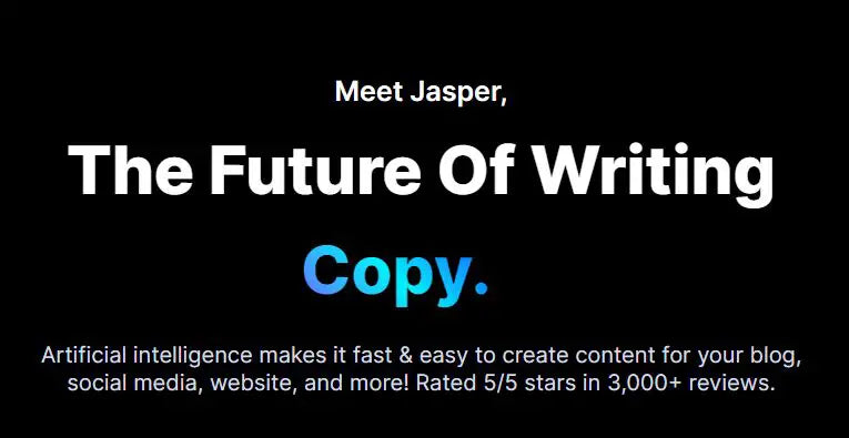 AI story writer - Jasper
