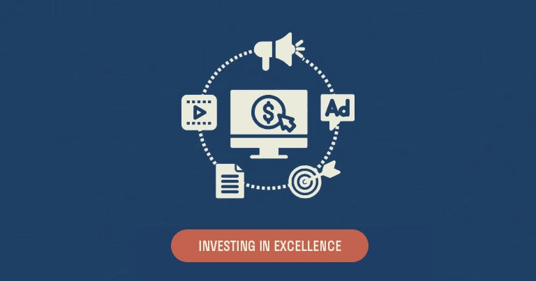 Investing in Excellence paid theme