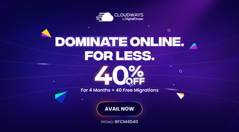 Vente Cloudways Black Friday 2023