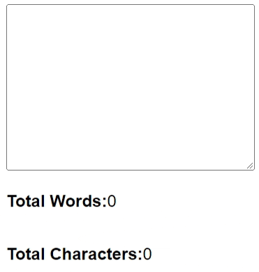 Compter les mots et les caractères en javascript