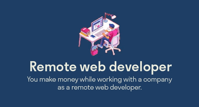 ganar dinero como desarrollador web remoto