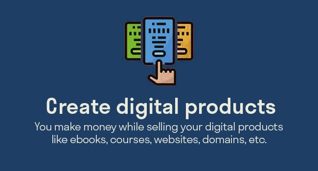 ganar dinero a través de productos digitales