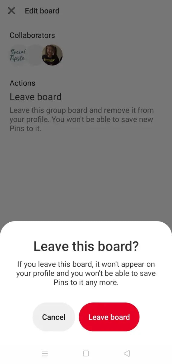 leave board