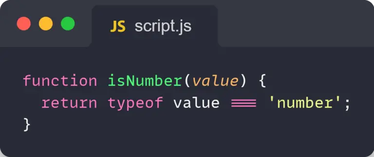 El valor es un número en javascript typeof