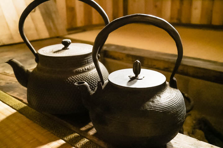 2 Tetsubin teapots