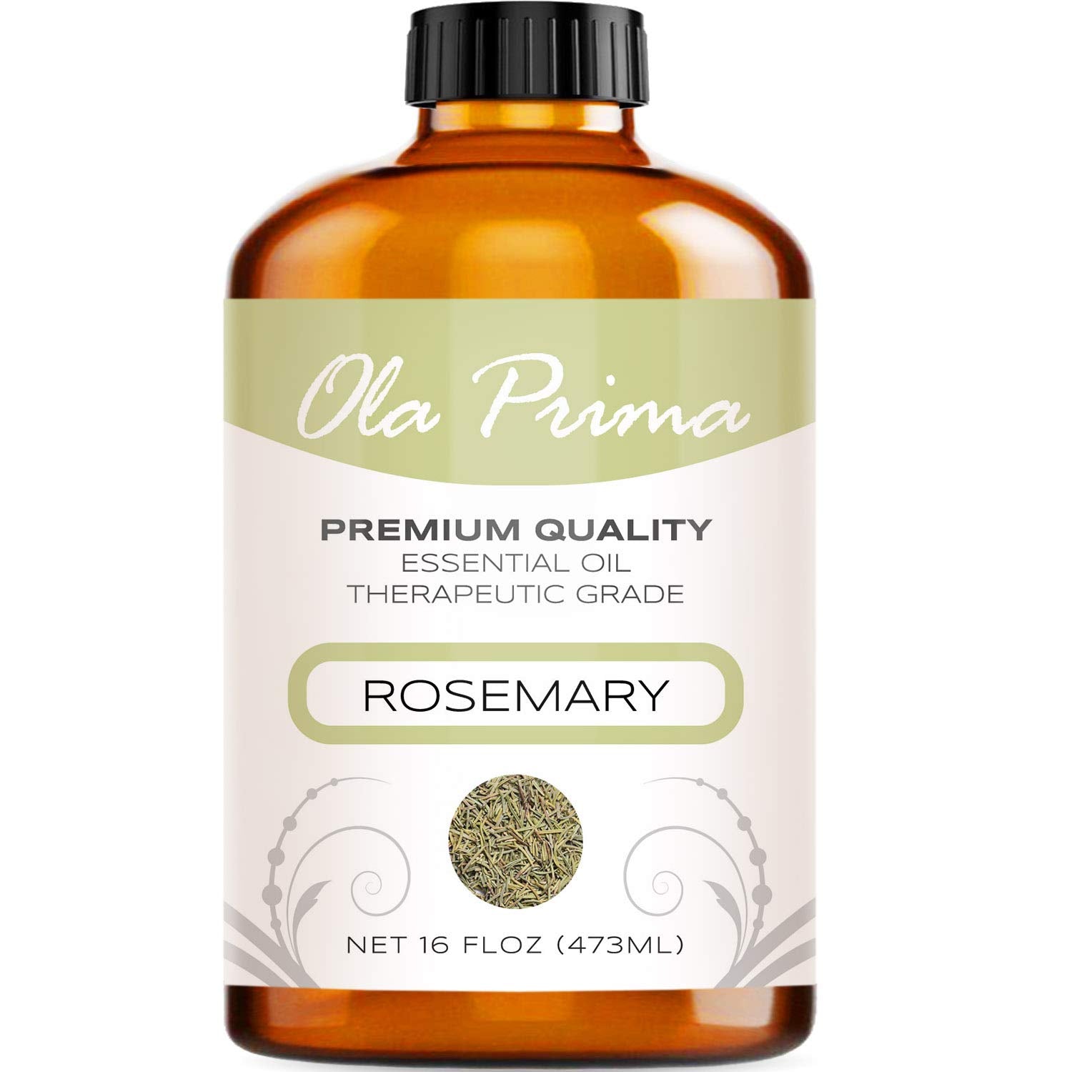 Ola Prima Oils 16oz - Rosemary Essential Oil - 16 Fluid Ounces - Healing Solutions product image