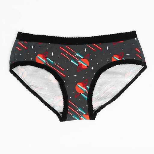 Dinosaur Hipsters Womens Cotton Underwear — by Audrey & Grace