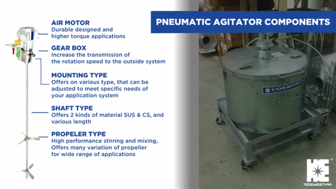 Pneumatic Agitator Components