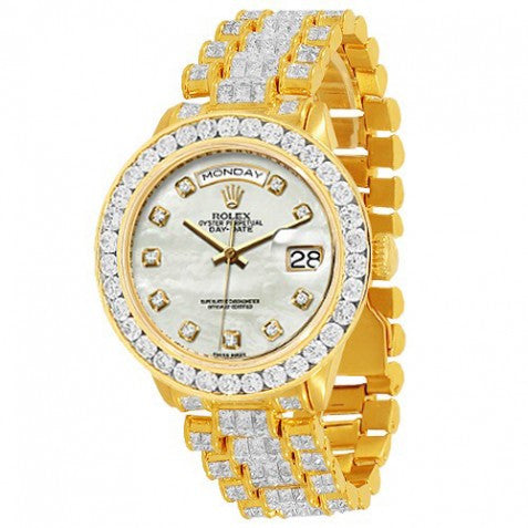 real gold watches with diamonds