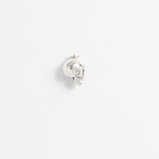 Frida Kahlo Skull Charm (Sterling Silver)