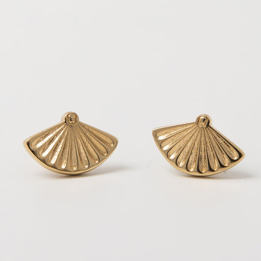 Miffy Fan Stud Gold Vermeil