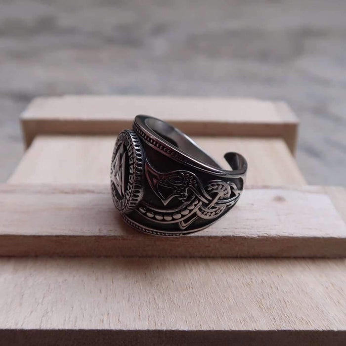 valknut ring viking merch