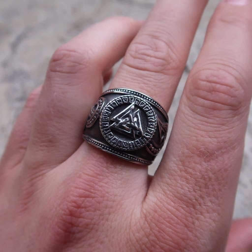 valknut ring viking merch