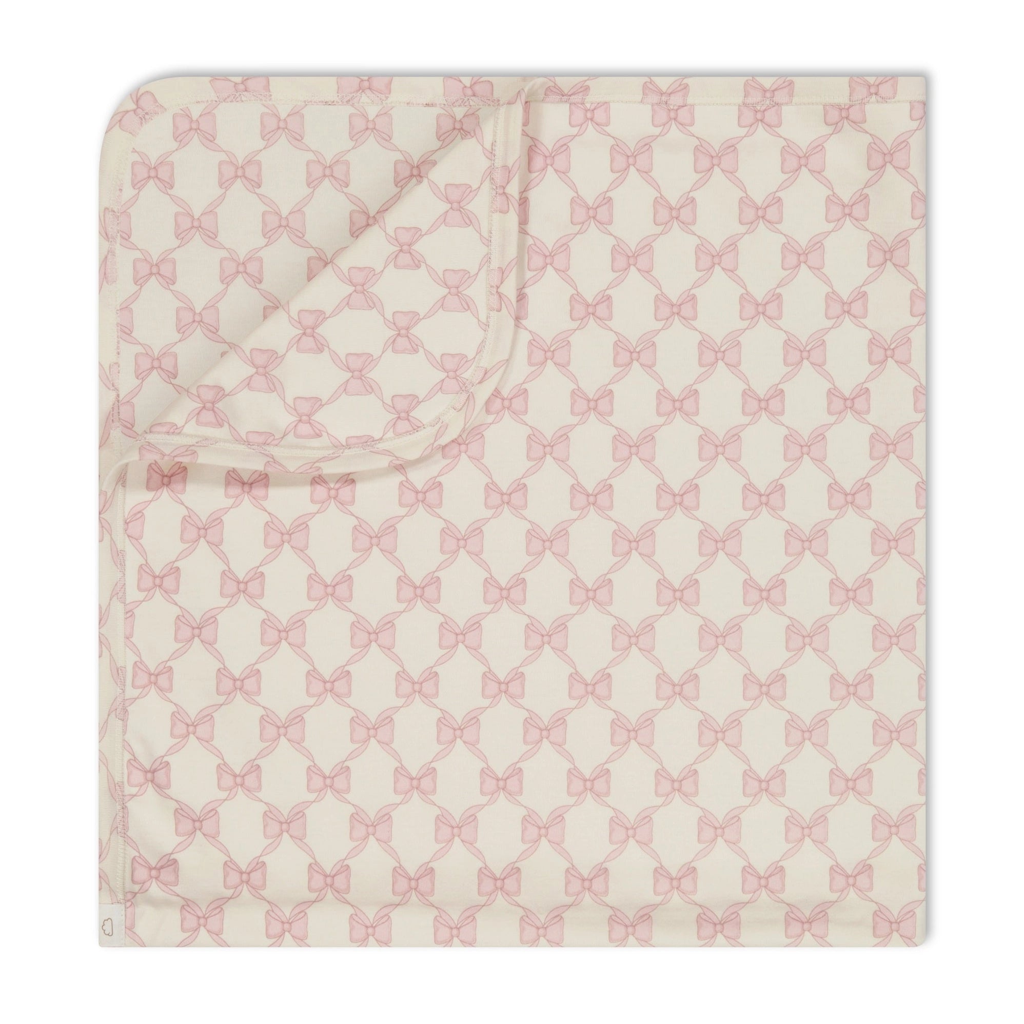 Blush Bow Blanket