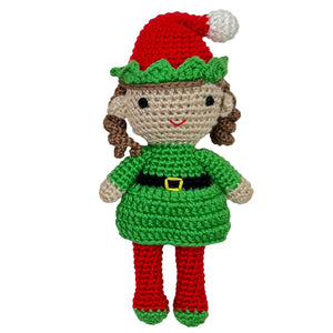 Elf Crochet Rattle - Blueberi Pearl