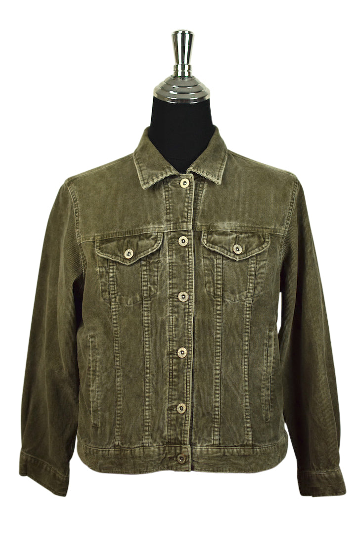 Grey Ladies Corduroy Jacket – RetroStar Vintage Clothing