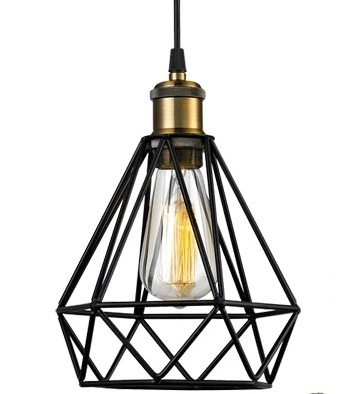 geometric cage light