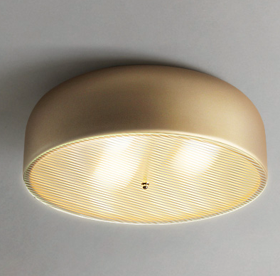 gold lampshade ceiling