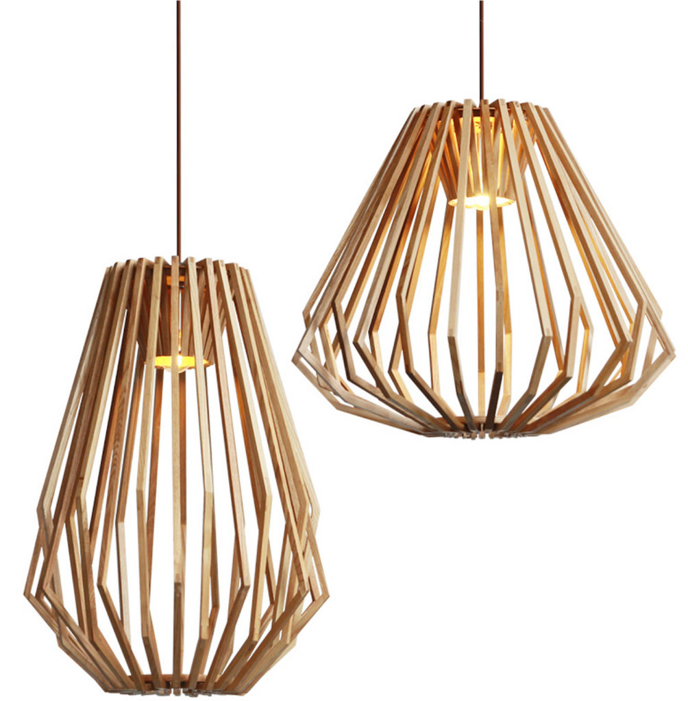 wooden light fittings