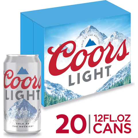 Coors Light Standard 12oz Beer Cans