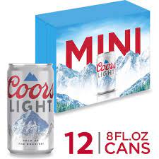 Coors Light Mini 8oz Beer Cans