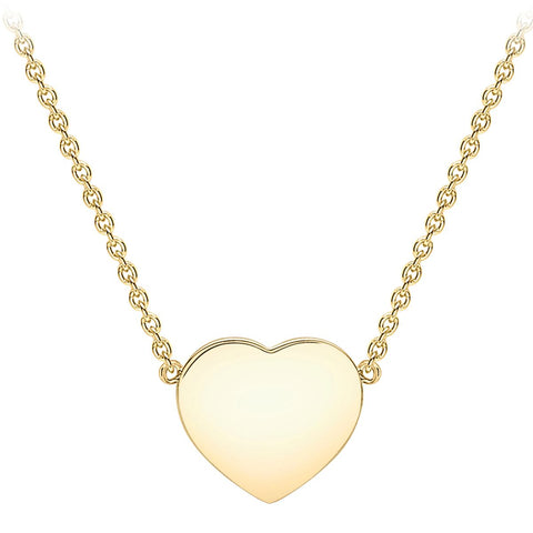 gold heart pendant