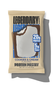 Legendary Foods Cake Style Low-Carb Protein Pastry - Cookies and Cream