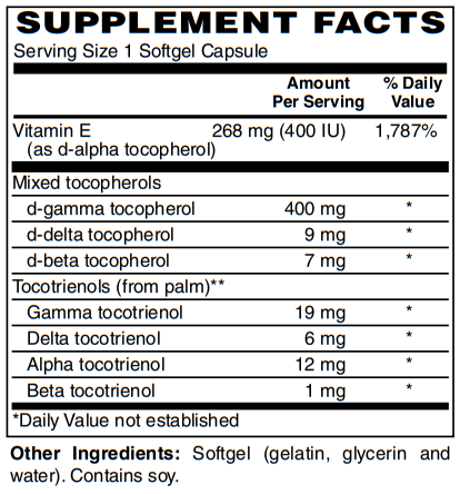 BariatricPal Perfect E - Easy Swallow Vitamin E Softgels