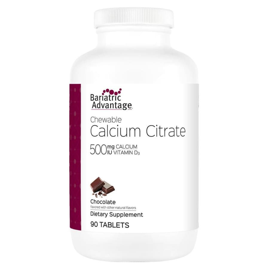 Bariatric Advantage Calcium Citrate Chewable Tablets 500mg Bariatricpal Store 8445