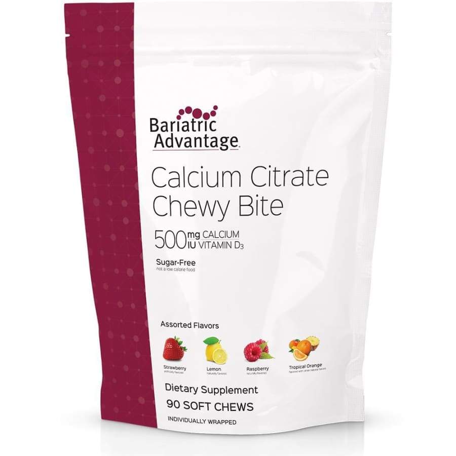 Bariatric Advantage Calcium Citrate Chewy Bites 500mg Available In 10 Flavors Bariatricpal 2912