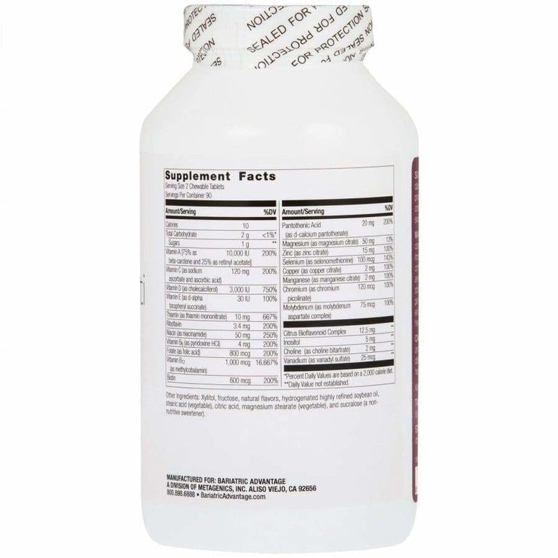 Bariatric Advantage Multivitamin With Iron F 5387