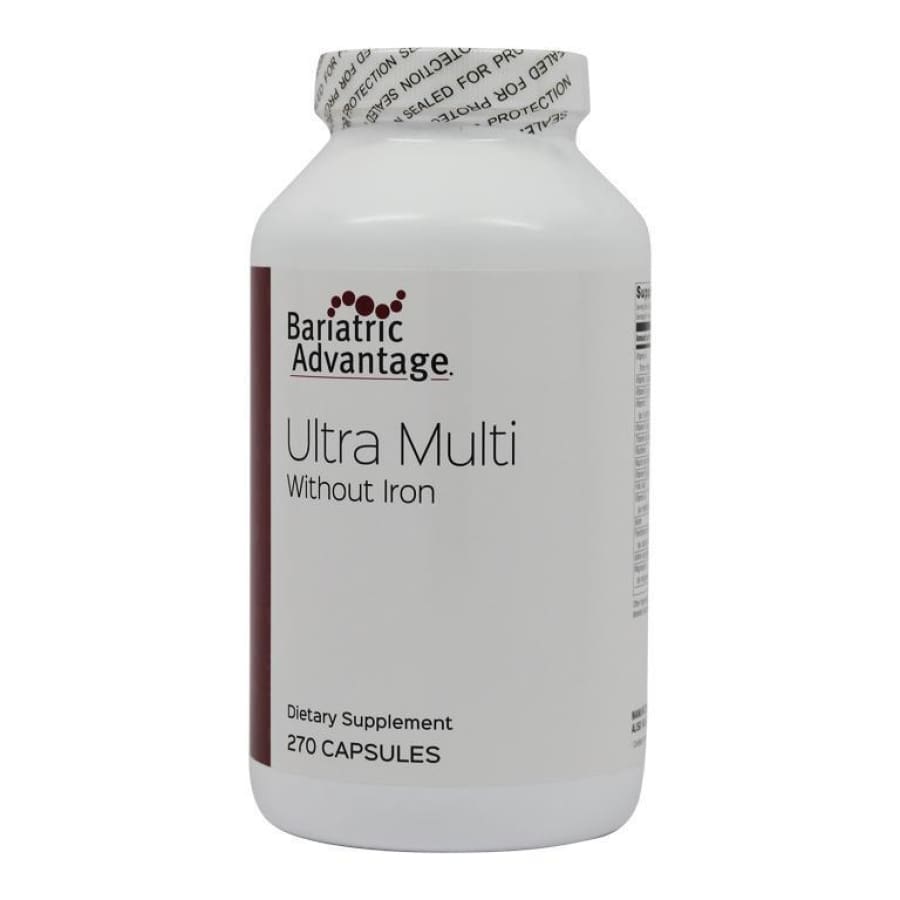 Bariatric Advantage Ultra Multivitamin Formula Capsules Iron Free Bariatricpal Store 2759