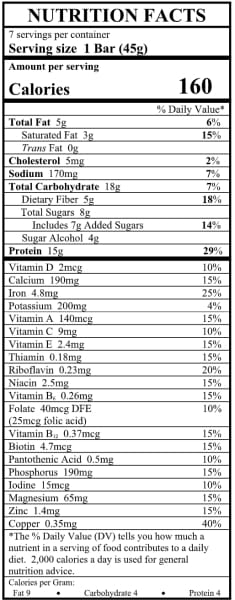 BariatricPal 15g Protein Bars - Peppermint Cocoa Crunch