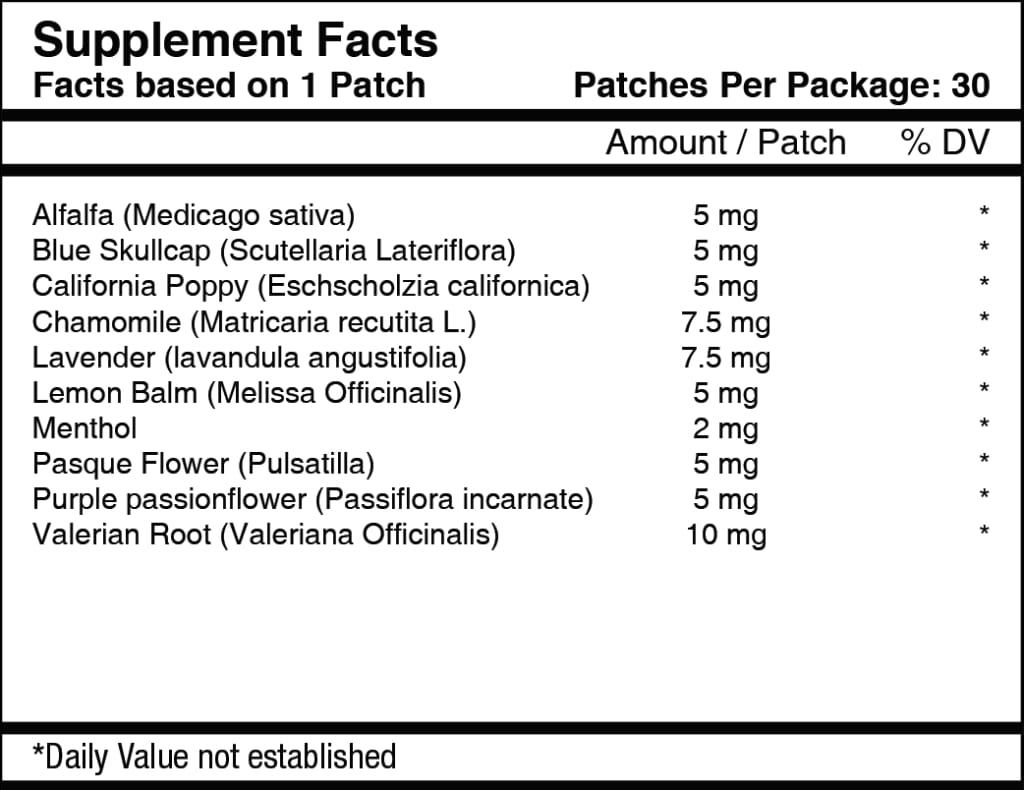 Sleep Aid Topical Patch for Kids by PatchAid