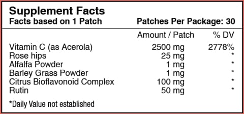 Allergy Plus Vitamin Patch by PatchAid Size: 6-Month Supply 