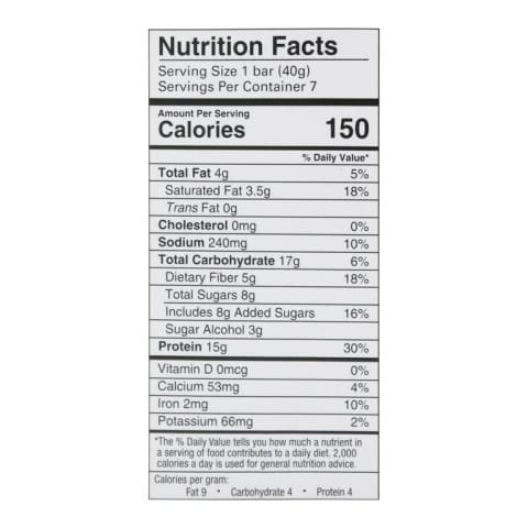 BariatricPal Divine 15g Protein & Fiber Bars - Caramel and Sea Salt