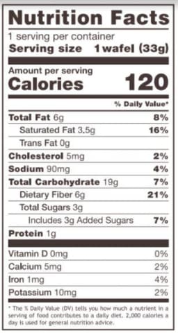 Rip Van Wafels - Cookies and Cream (Low-Sugar)