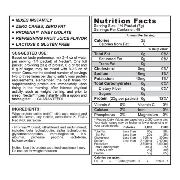 Syntrax Nectar Protein Powder Trial Sizes - 16 flavors to choose from!